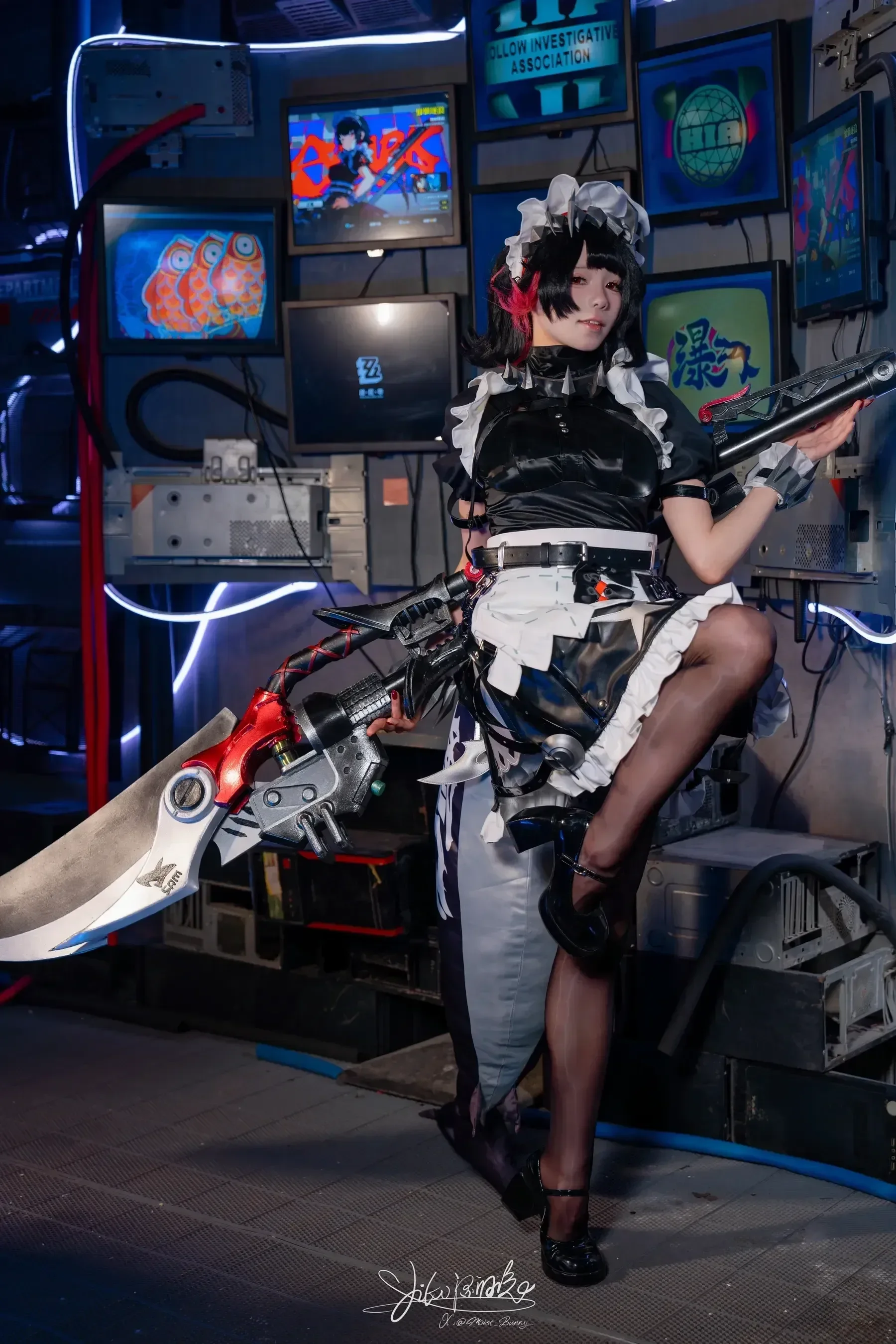 咬一口兔娘 – 8月作品『慵懒逐浪-艾莲·乔』[70张]-渣男图社