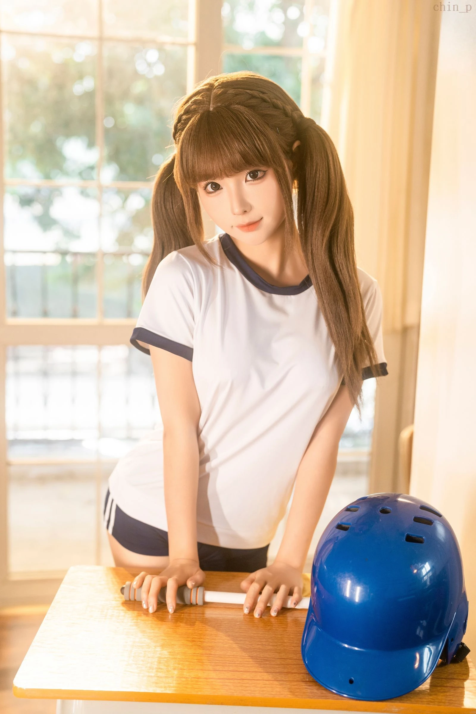 蠢沫沫 – 体操室 [104张]-渣男图社