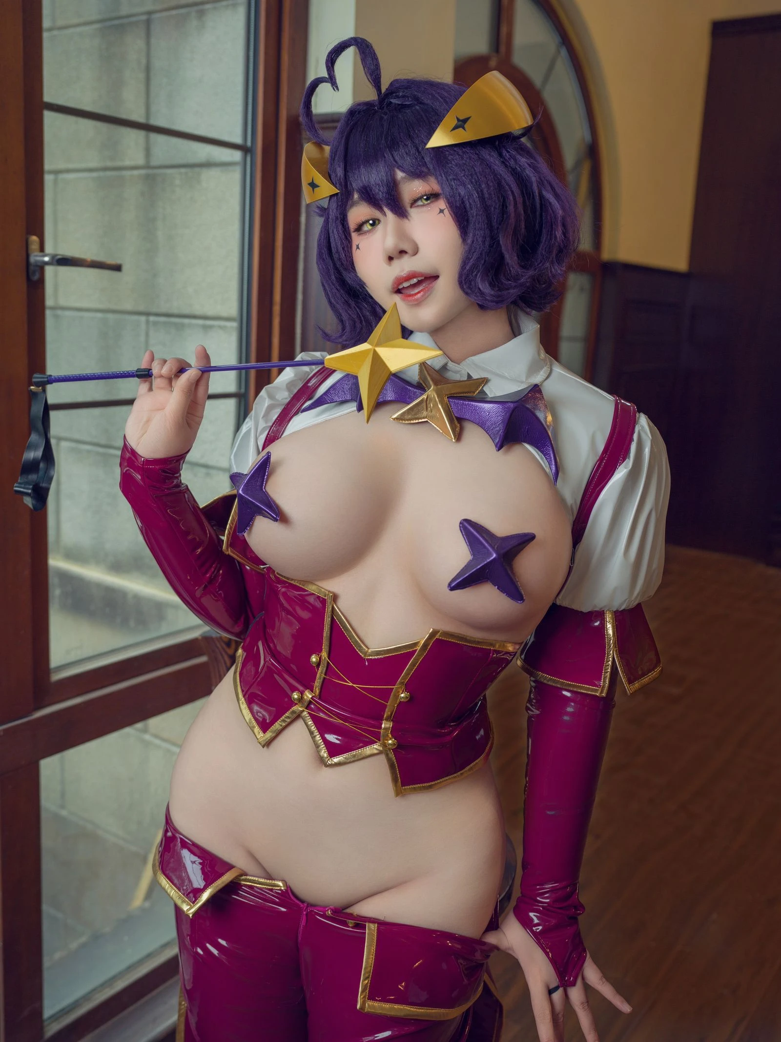 麻花麻花酱 – 憧憬成为魔法少女 柊舞缇娜 [40张]-渣男图社