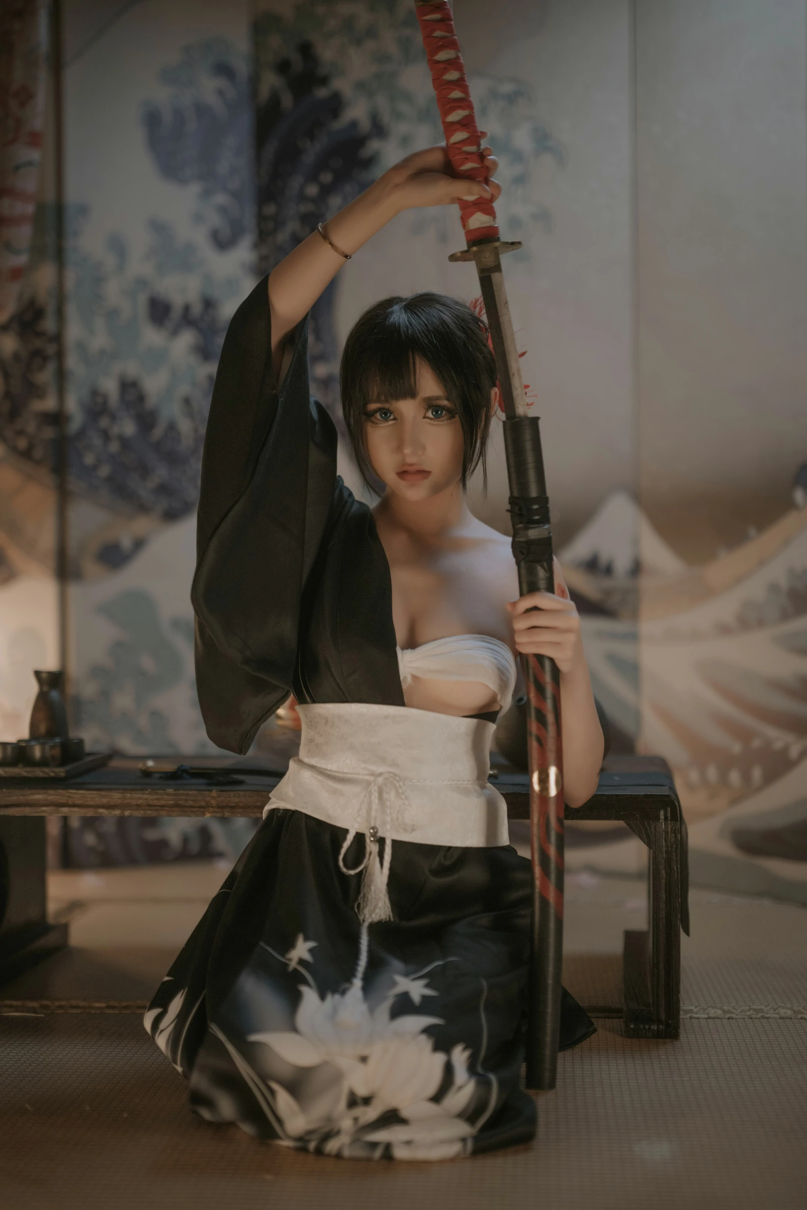 您的蛋蛋 – 黑帮大小姐 [38张]-渣男图社