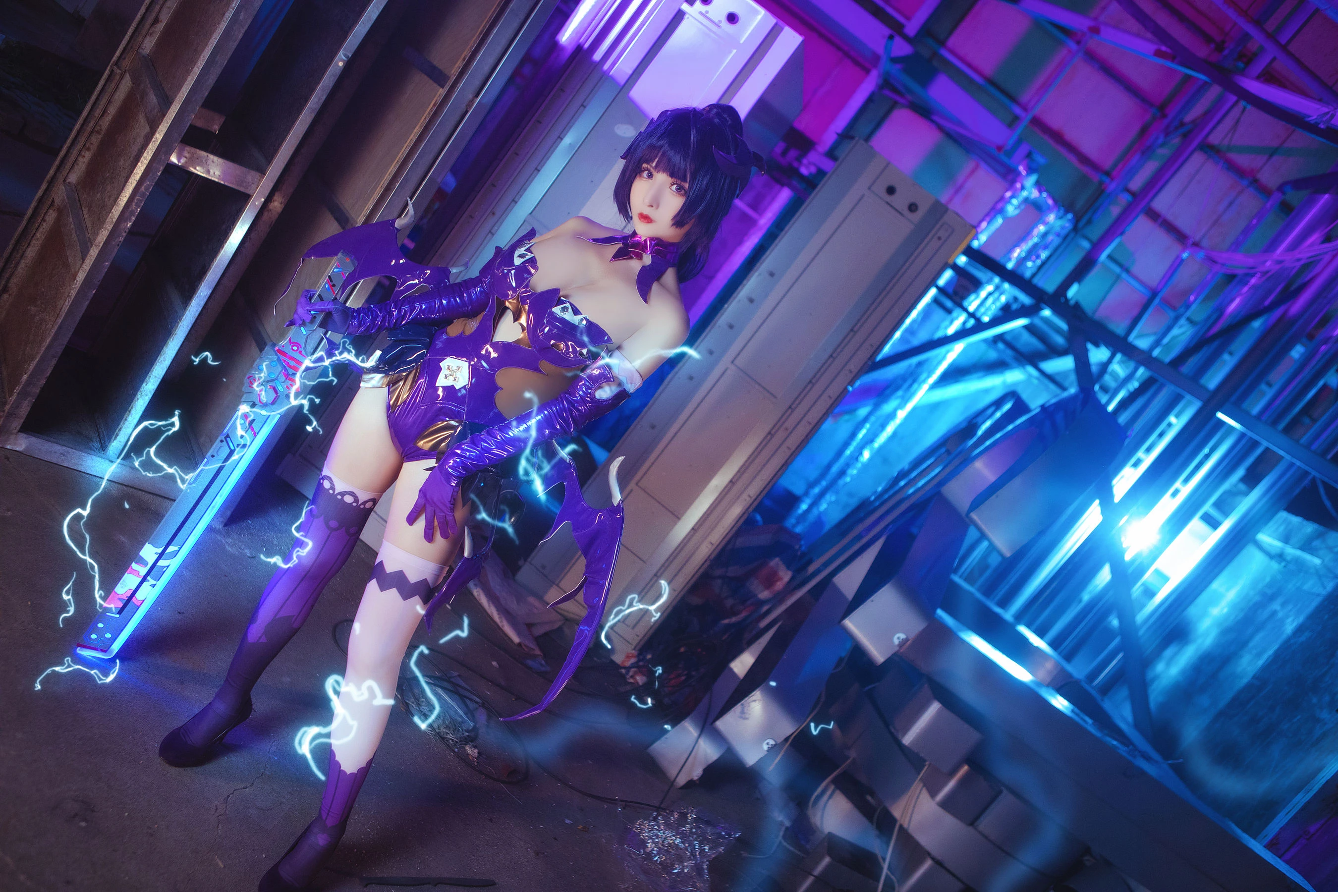 COS福利rioko凉凉子 魅魔芽衣 [22张]-渣男图社