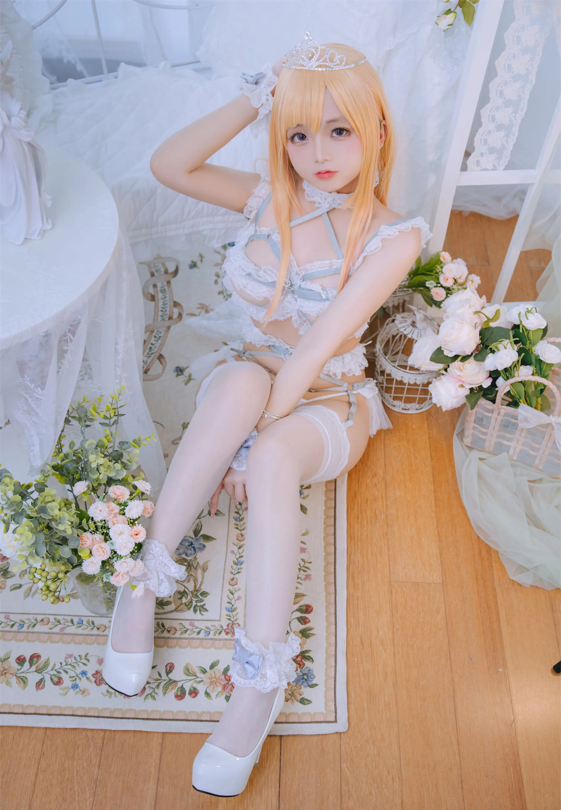 Cosplay日奈娇 – 喜多川海梦 花嫁 [71张]-渣男图社