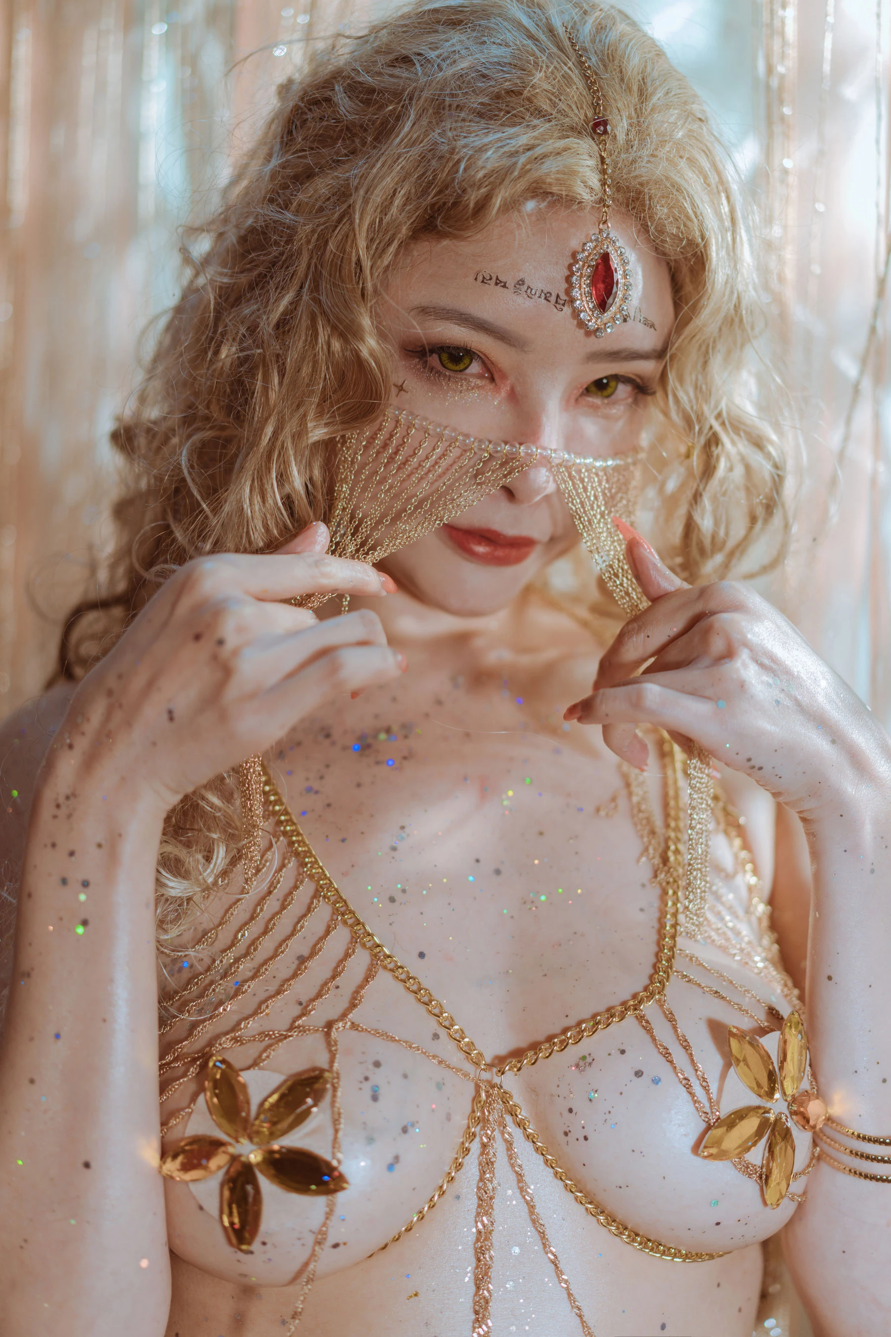 秋和柯基(夏小秋秋秋) – 金发舞娘 [45张]-渣男图社