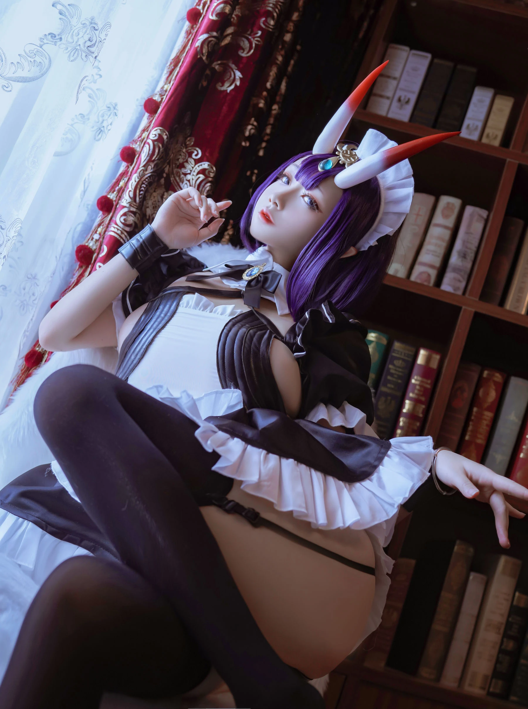 Cosplay日奈娇 酒吞女仆 [41张]-渣男图社