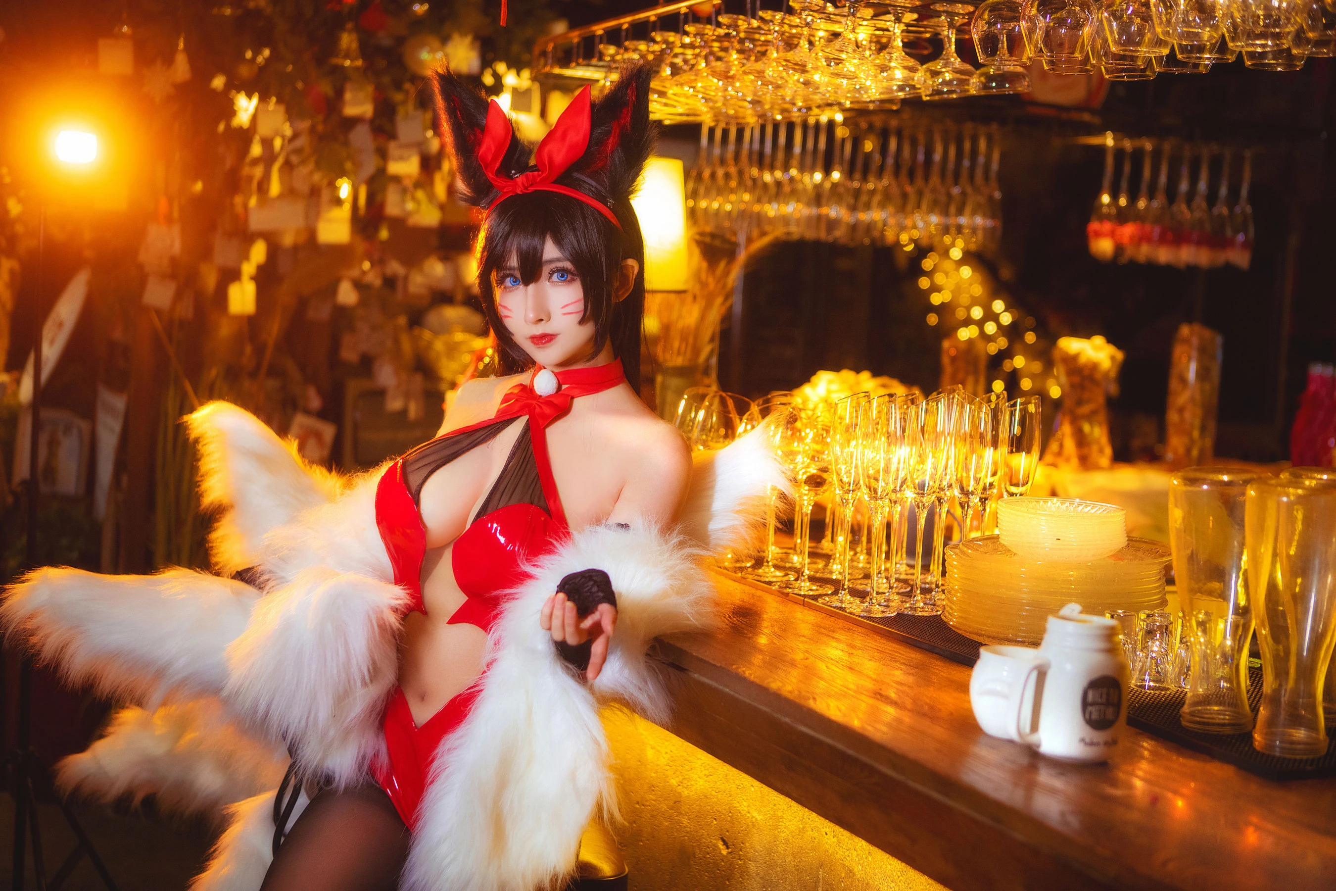 COS福利rioko凉凉子 兔女郎阿狸 [14张]-渣男图社