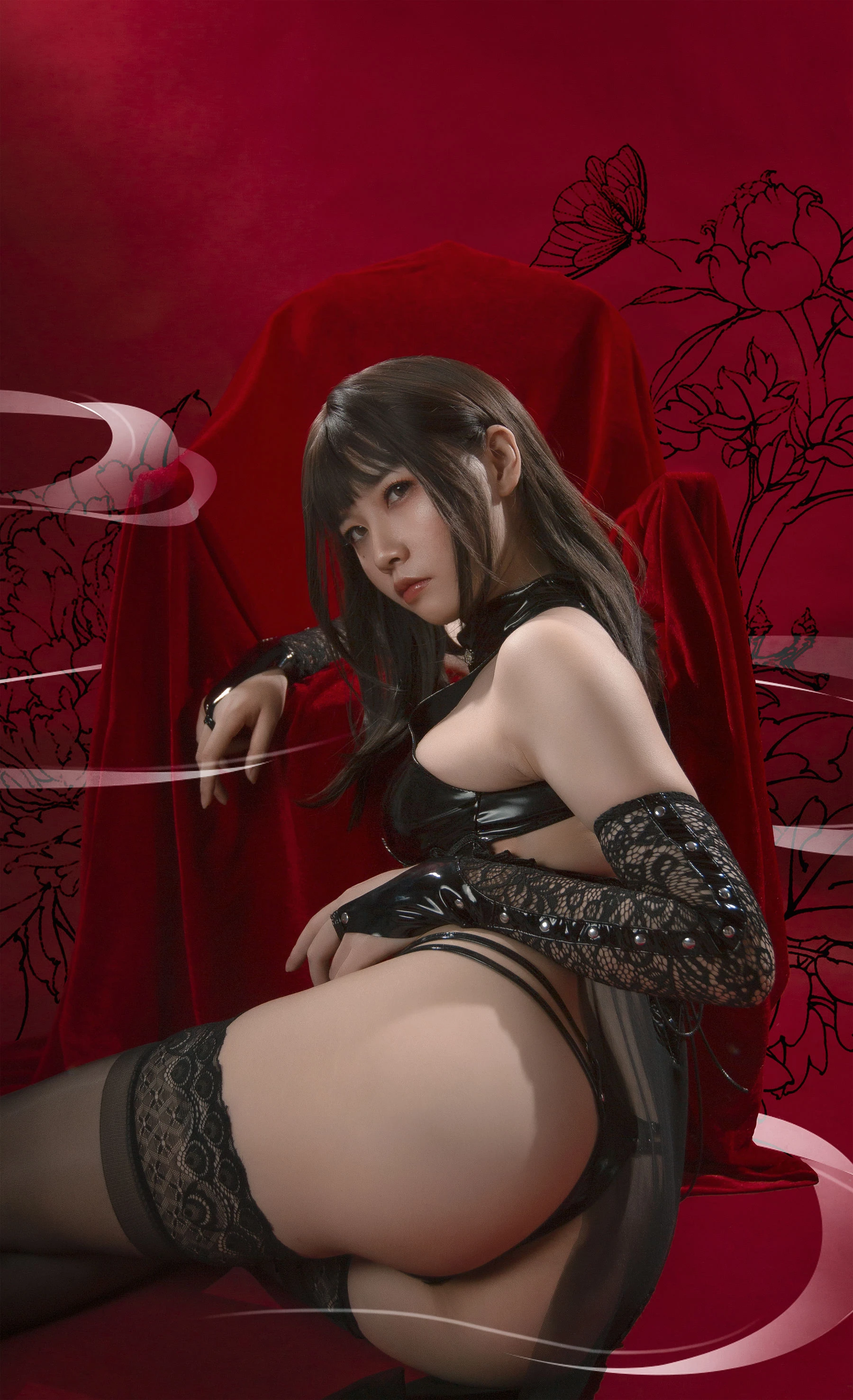 动漫博主uki雨季 – 靡烟旗袍-渣男图社