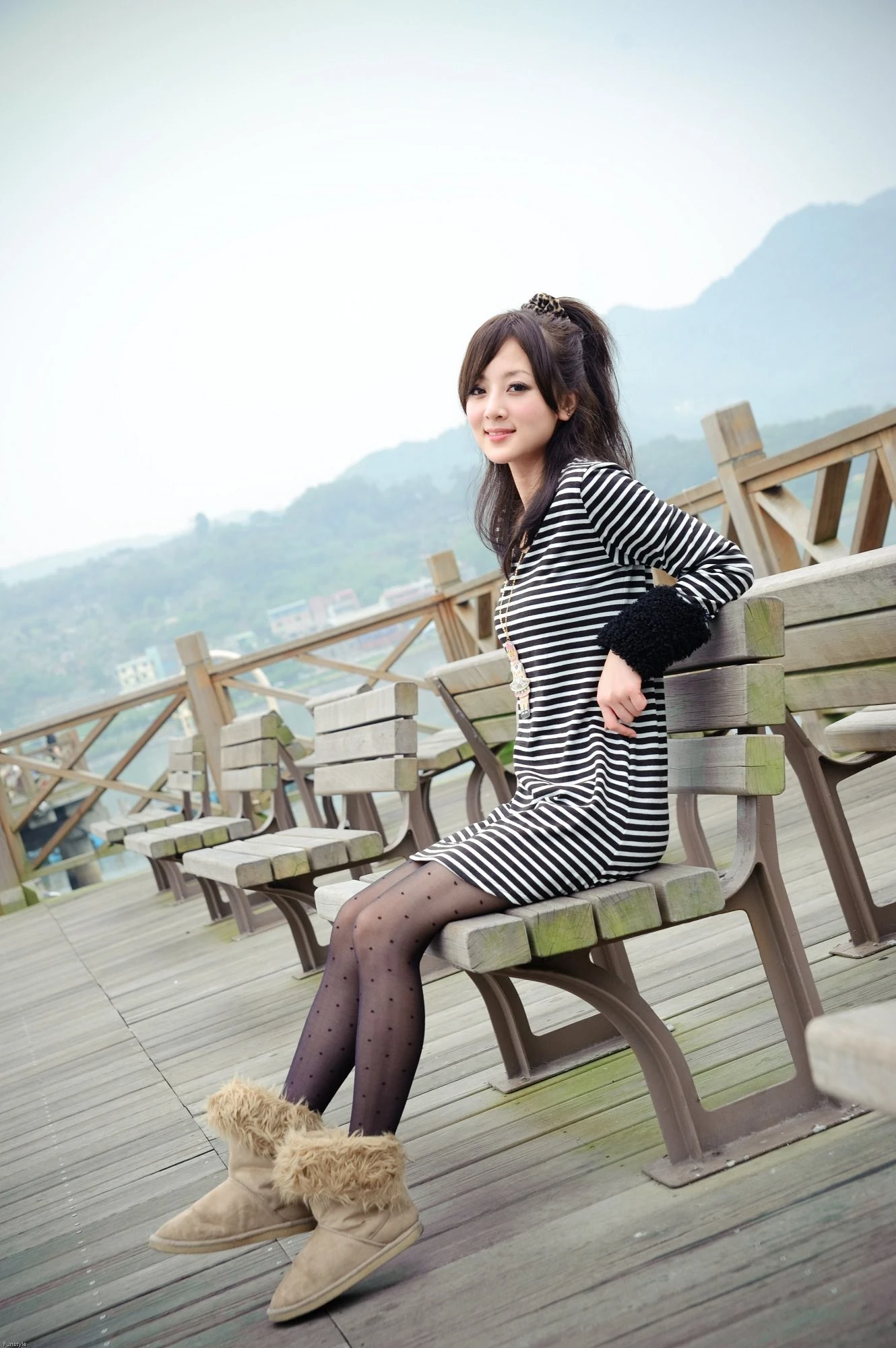 果子MM/张凯洁《關渡曲外拍》-渣男图社