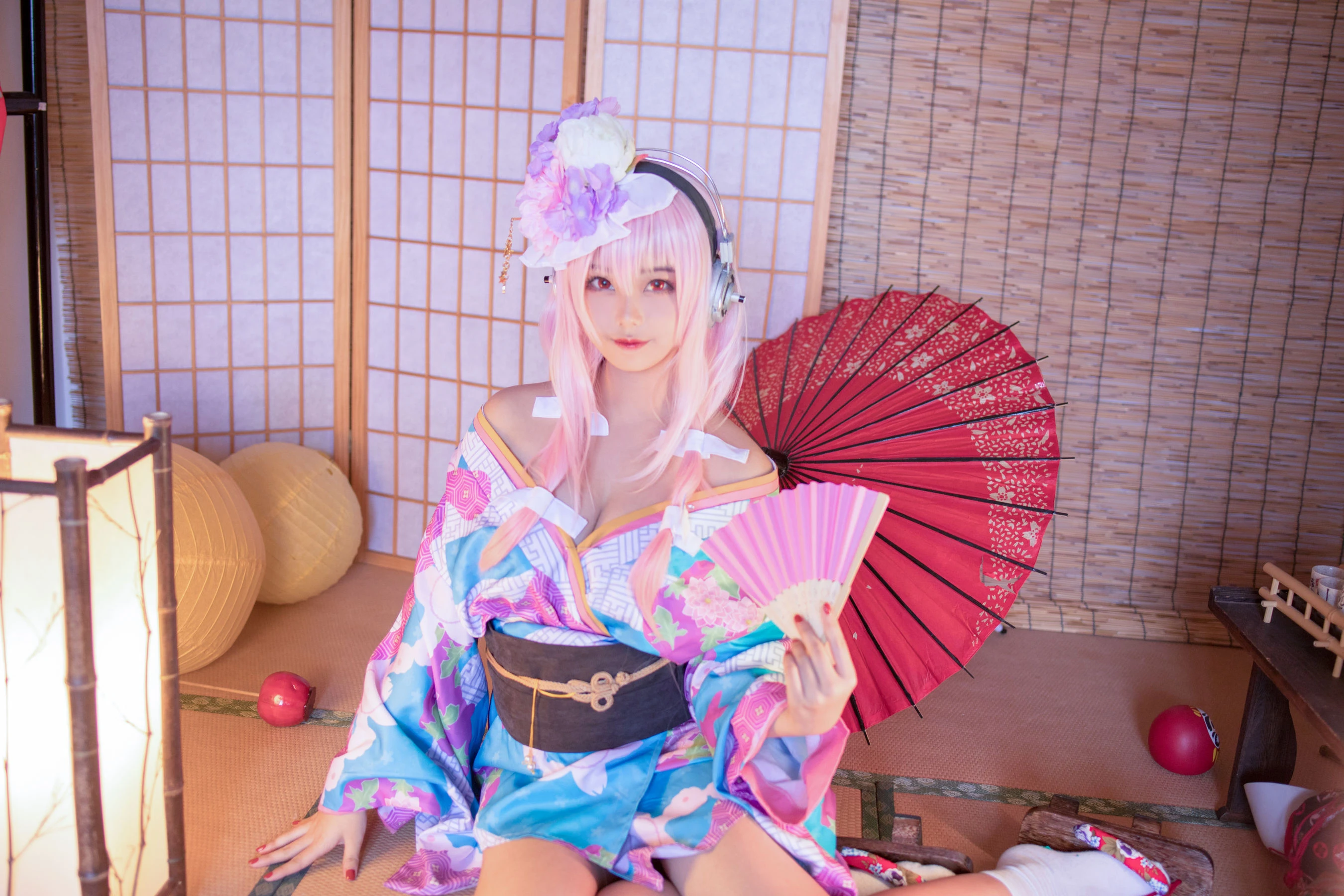 萌系小姐姐蜜汁猫裘 – 索尼子和服-渣男图社