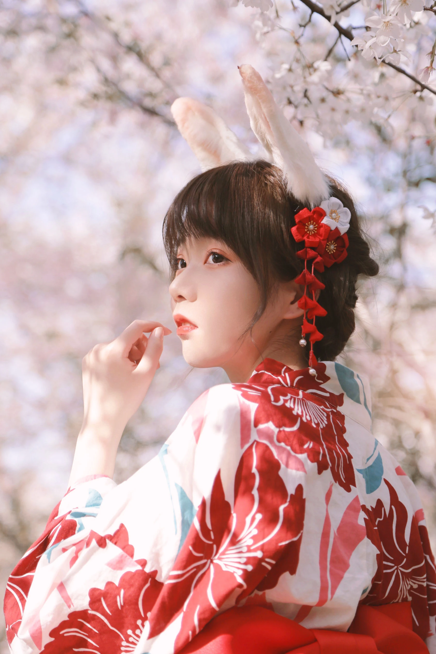 可爱妹子Fushii_海堂 – 樱花兔兔-渣男图社