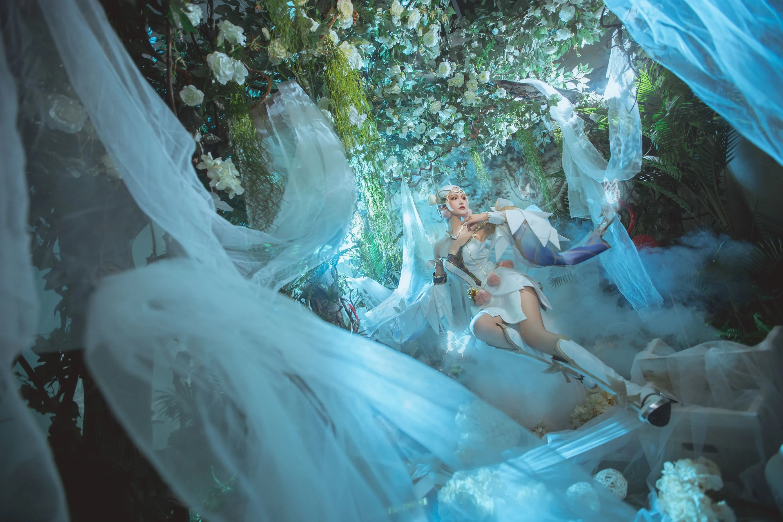 人气coser戚顾儿MIKI 王者荣耀 貂蝉金色仲夏夜之梦-渣男图社