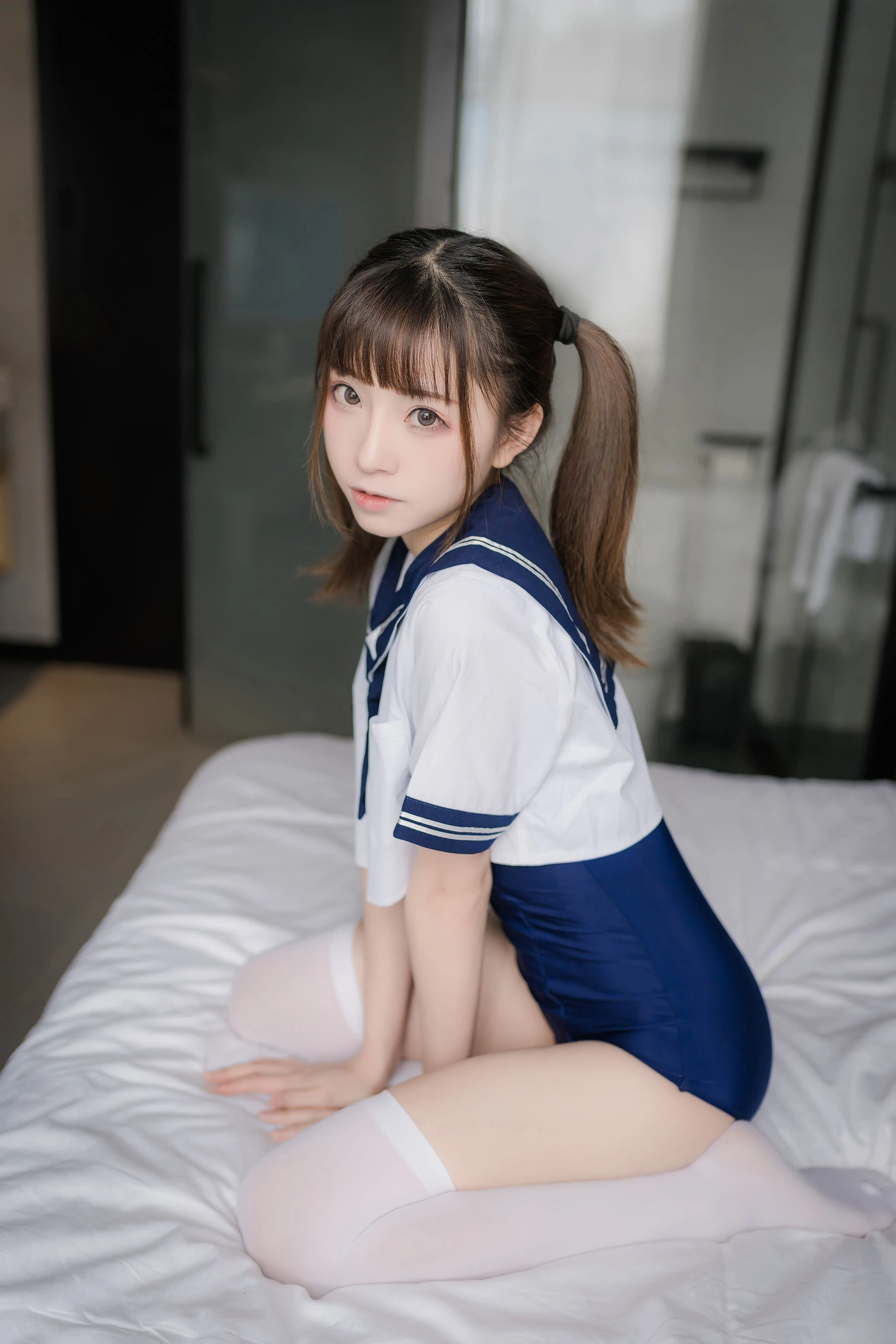 动漫博主Kitaro_绮太郎 – 泳装JK-渣男图社