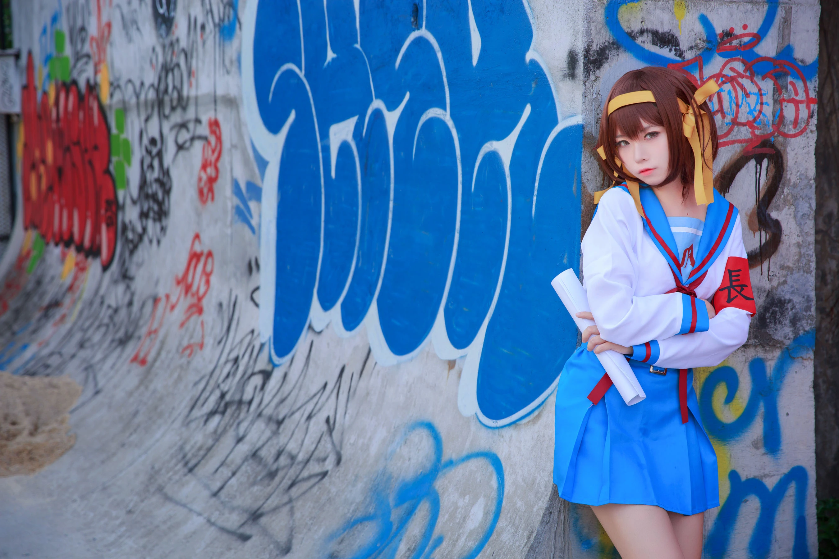 动漫博主G44不会受伤 – 凉宫 制服-渣男图社