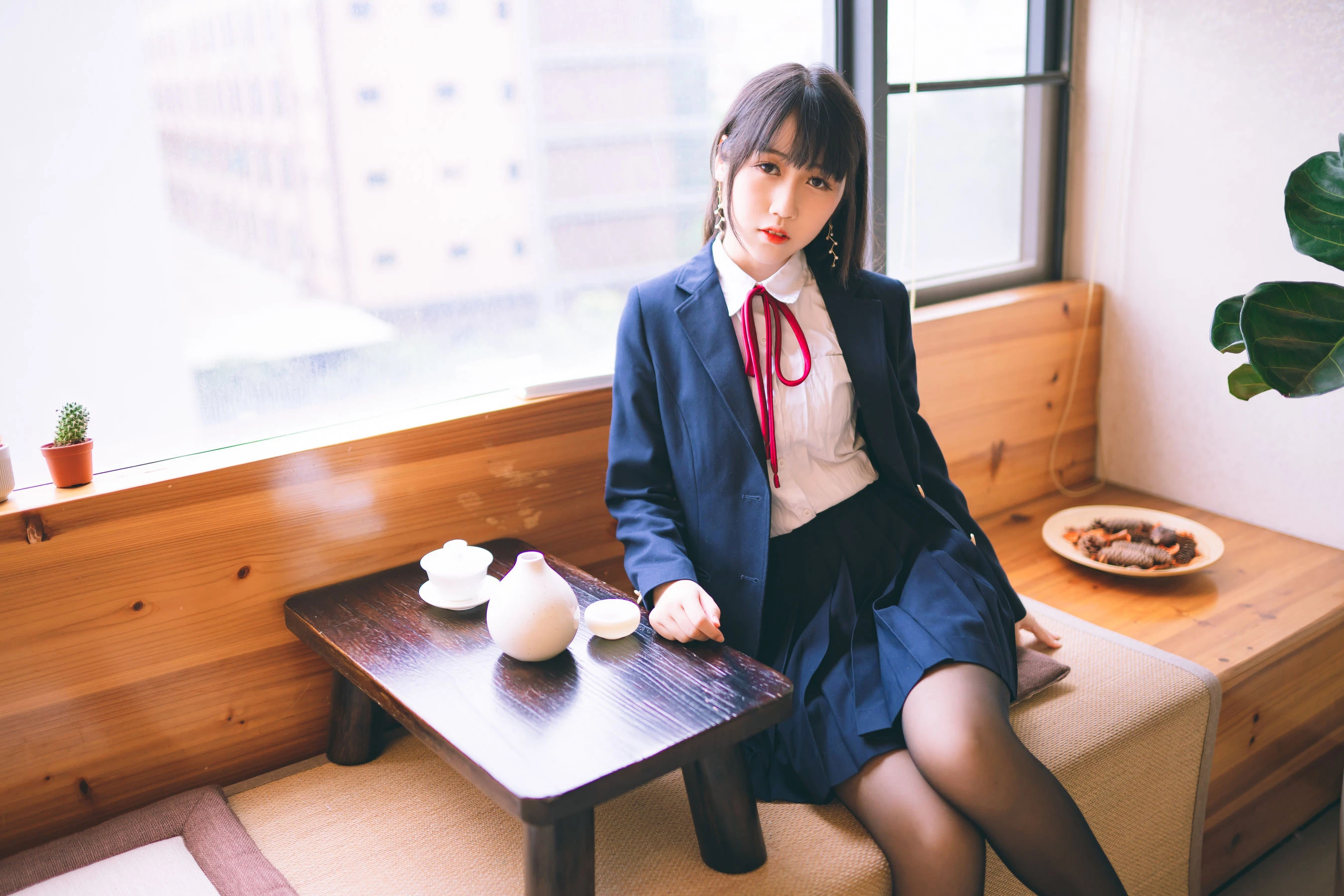 微博人气Coser不呆猫 – 校服JK-渣男图社