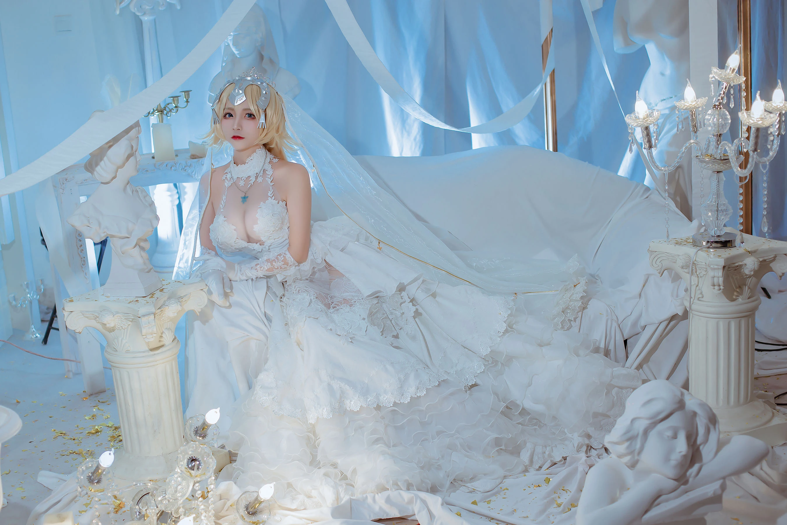 人气Coser二佐Nisa – fate贞德花嫁-渣男图社