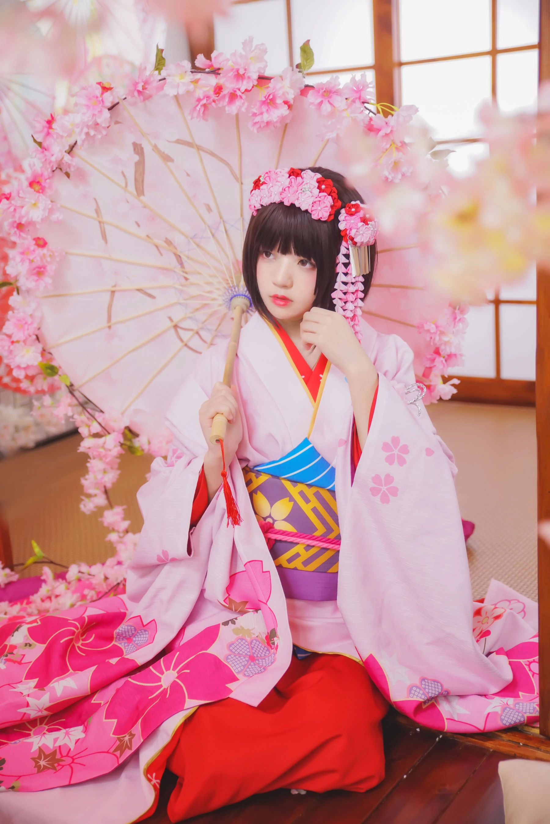 桜桃喵《(加藤惠)和服》-渣男图社