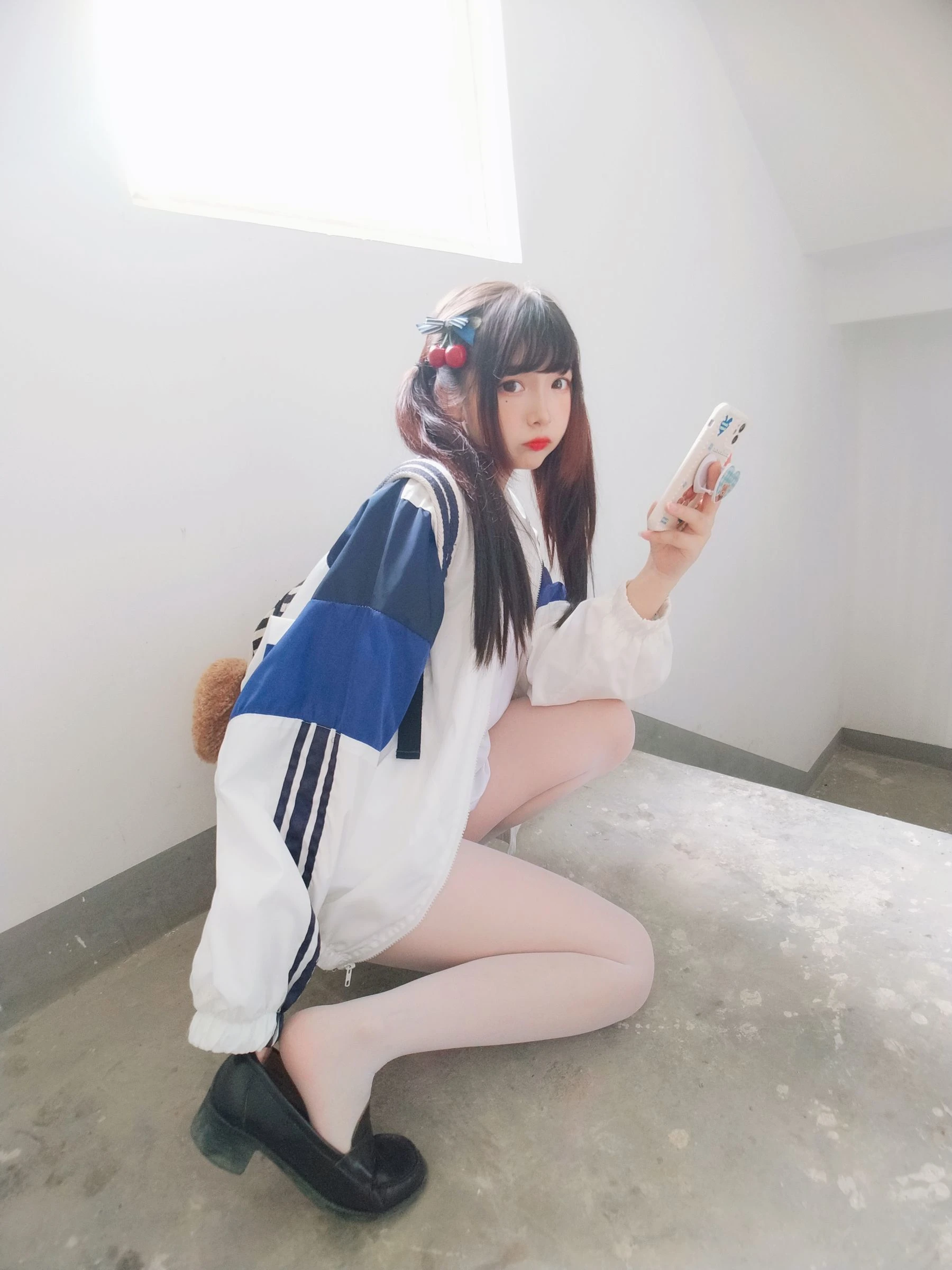 二次元美女古川kagura – 白丝体操运动服-渣男图社