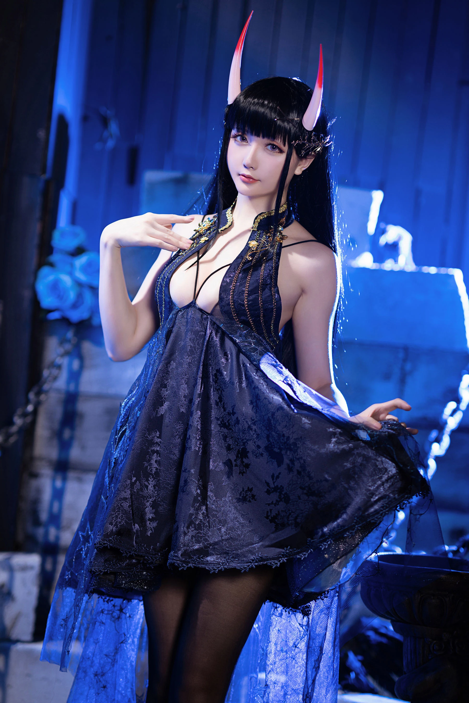 Coser小姐姐星之迟迟 – 流星之愿《能代》-渣男图社