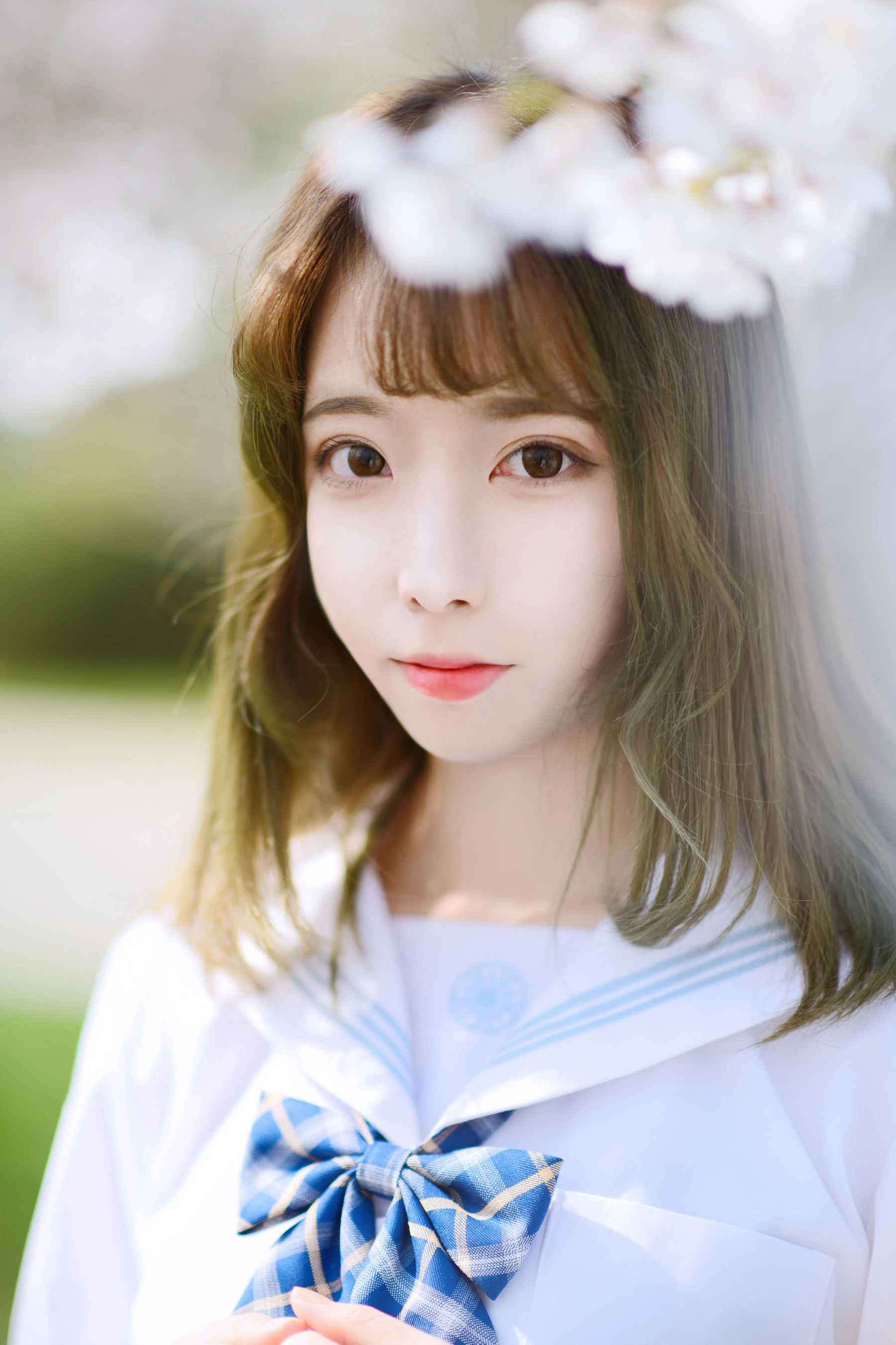 可爱妹子Fushii_海堂 – 樱花树下-渣男图社