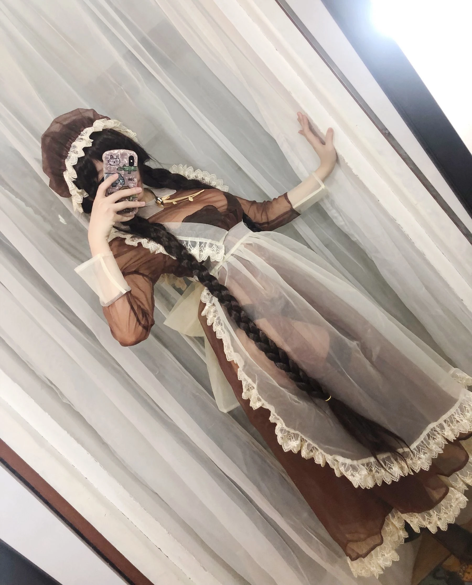 二次元巨乳美女鹿野希 透明女仆-渣男图社